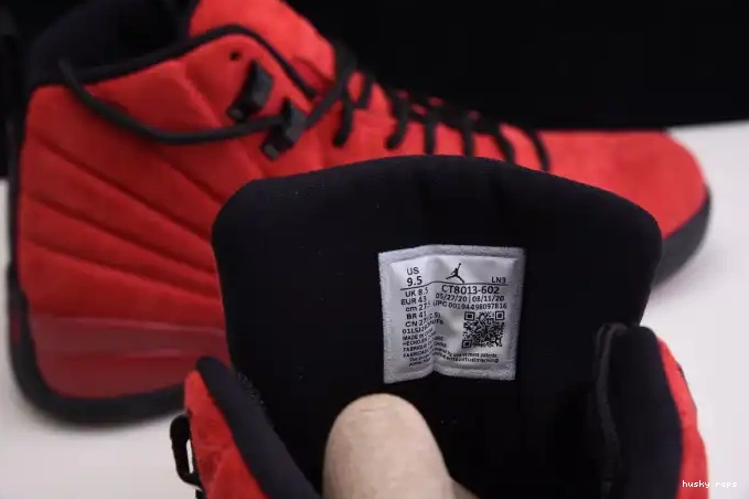 Rep Husky Flu 12 Air CT8013-602 Jordan Retro Game Reverse 0625